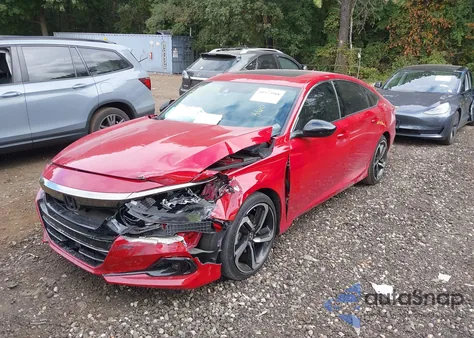 2022 Honda Accord Sport 2.0T из США, поврежденный, VIN 1HGCV2F31NA093707